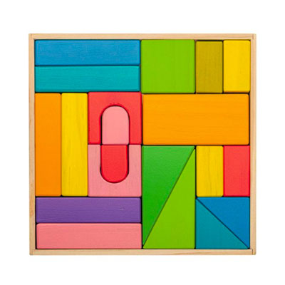 Coloured Wooden Blocks