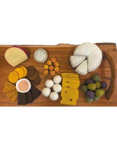Cheese and Crackers Felt Pieces For Platter Set of 49