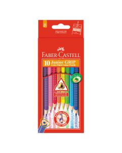 Junior Grip Colour Pencils Assorted Pack of 10