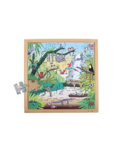 Vocabulary Puzzle - Tropical Forest 49 pc