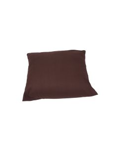 Indoor Jumbo Canvas Cushion Cover and Insert - Chocolate