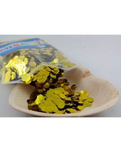 Confetti Metallic 1cm Gold 250 grams