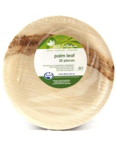 Palm Leaf Round Plate Pack of 25