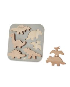 Wooden Puzzle Dinosaurs 6 Piece