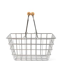 Metal Shopping Basket with Handles