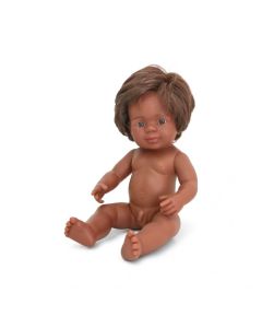 Anatomically Correct Doll Aboriginal Boy, 38cm