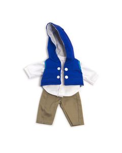 Baby Doll Navy Clothing Set, 32 cm