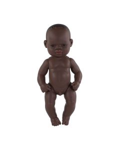 Anatomically Correct Doll African Boy 32 cm