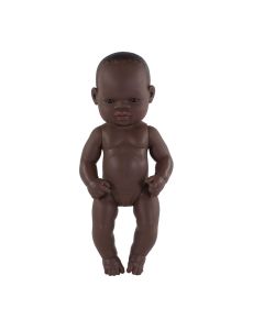 Anatomically Correct Doll African Girl 32 cm
