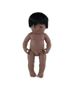 Anatomically Correct Doll Latin American Boy, 38cm