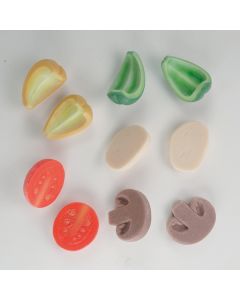 Sensory Play Stones Pizza Toppings Set of 15