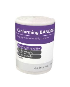 Conforming Gauze Bandage 2.5cm x 4m
