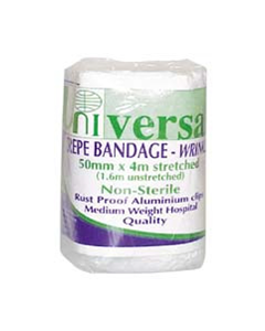 Bandages Crepe Medium Weight Wrinkled 5cmx4m