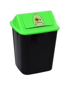 Recycling Bin 32L Green Italplast Organics