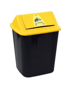 Recycling Bin 32L Yellow italplast Co Mingle