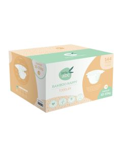 little abc Bamboo Nappy Toddler Size 4 10-15kg Ctn 144