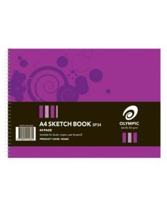 Sketch Book Spiral Olympic A4 40 Page