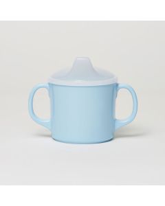 Melamine Non-Slide Sippy Cup with Lid Blue