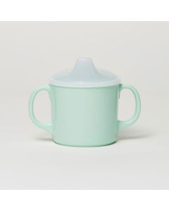 Melamine Non-Slide Sippy Cup with Lid Mint