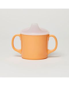 Melamine Non-Slide Sippy Cup with Lid Apricot
