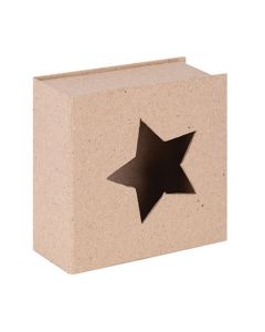 Papier Mache Box Star Cut Out