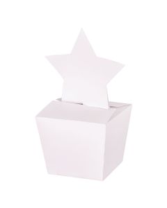 Cardboard Box Fold Up Star Pack of 10