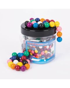 Magnetic Coloured Marbles Tub Pack of 100