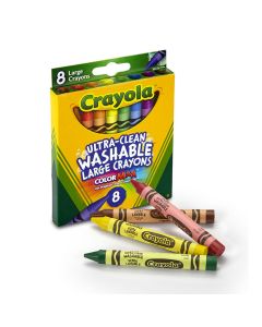 Crayola 8 Washable Large Crayons