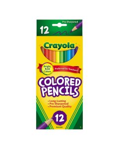 Crayola 12 Full Size Triangular Coloured Pencils