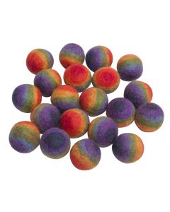 Rainbow Balls 3.5cm 20 Pieces