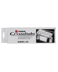 Index Tabs Crystalfile Crystal Tabs Clear Bx50