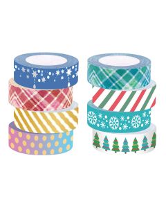 Washi Tapes Christmas Pack of 8