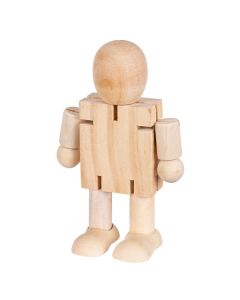 Wooden Robot Pack of 5 