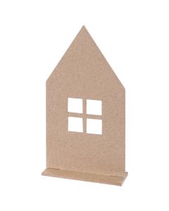 Papier Mache Standing House Pack of 10