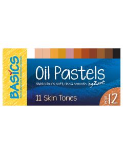 Basics Oil Pastels Skin Tone Assorted Pack of 12