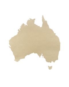 Cardboard Australia Map Large Pack of 10 