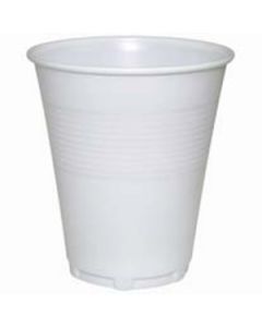 Plastic Cups White 185ml Ctn1000