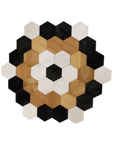Hexagon Tessellated Dyed Blocks Set of 45