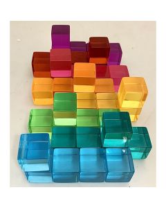 Lucite Cubes 40 Pcs 
