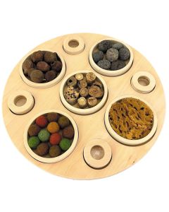 Round Sensory Board with Loose Parts