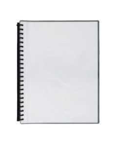 Display Book A4 Clear Front 20 Page Black