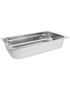 Vogue Stainless Steel Gastronorm 1/1 - 100mm deep Tray