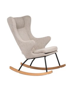 Deluxe Adult Rocking Chair Sand Grey