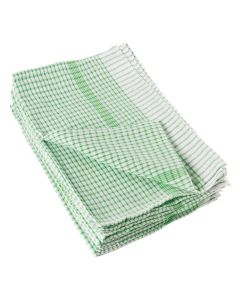 Wonderdry Tea Towel Green Pack of 10