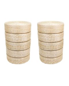 Seagrass Seating Round Cushion Set of 10