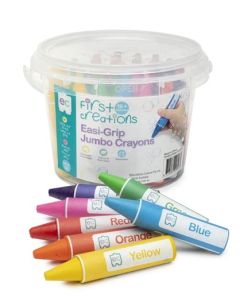 Easi-Grip Jumbo Crayons Pack of 32
