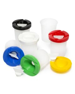 Safety Paint Pot Set of 6 With Stopper