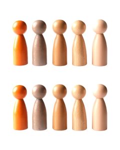 Peg People of the World  Set of 10