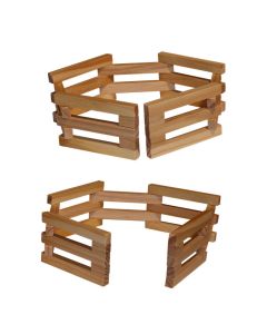 Wooden Fences Set of 4