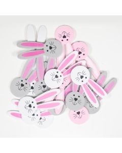 Foam Stickers Bunny Pack of 80